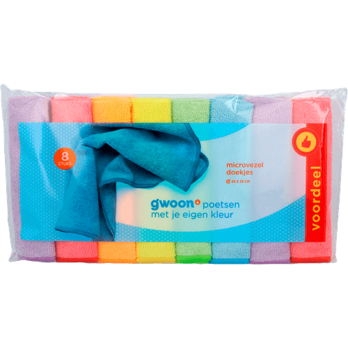 Foto van G'woon Microvezeldoeken op witte achtergrond