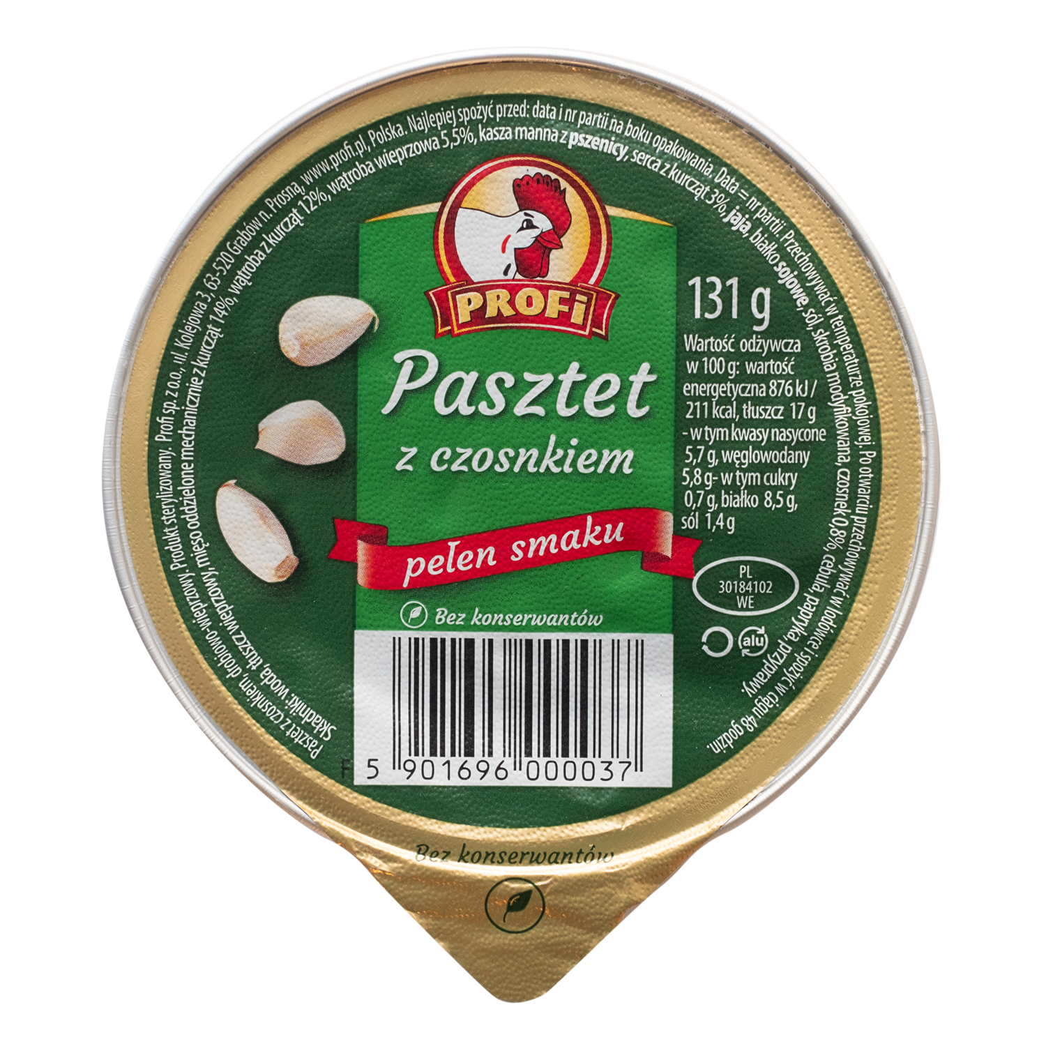 Profi Gevogelte pate met knoflook