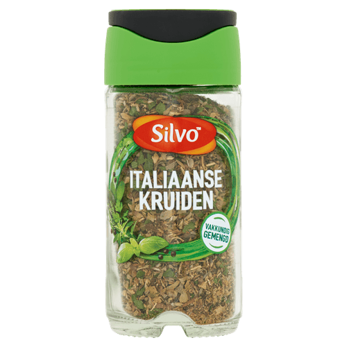 Foto van Silvo Italiaanse kruiden op witte achtergrond