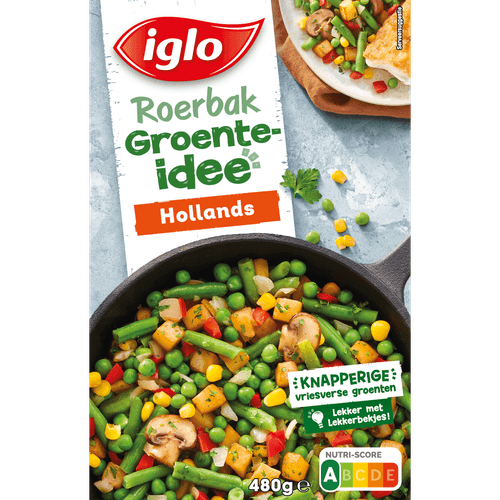 Foto van Iglo Groente idee Hollands op witte achtergrond