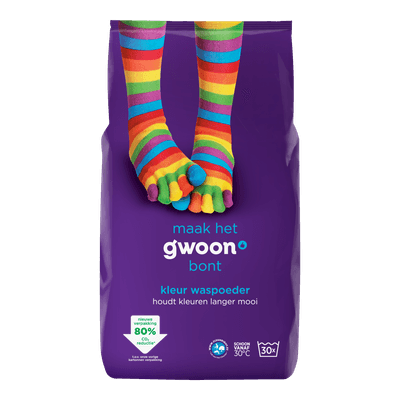 G'woon Waspoeder kleur 30 wasbeurten - 2,025 kg