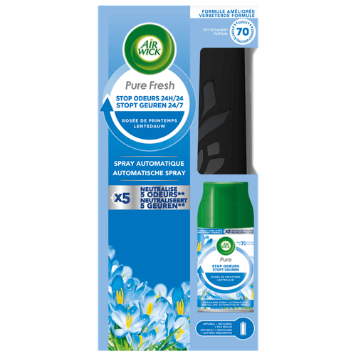 Foto van Airwick Freshmatic starterkit pure fresh op witte achtergrond