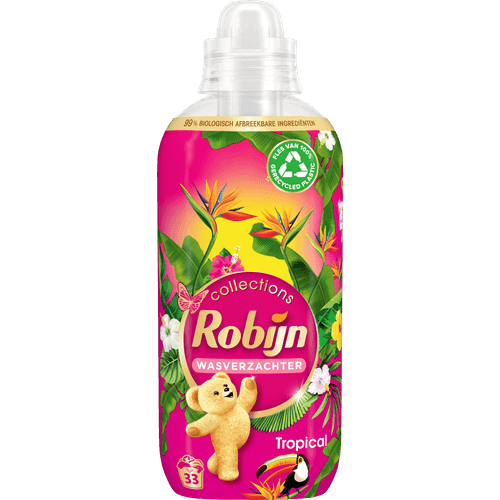 Foto van Robijn Wasverzachter tropical 33 wasbeurten op witte achtergrond
