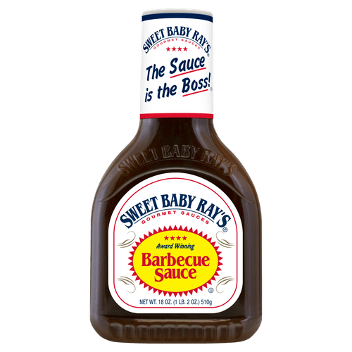 Foto van Sweet Baby Ray's Barbecuesaus original op witte achtergrond