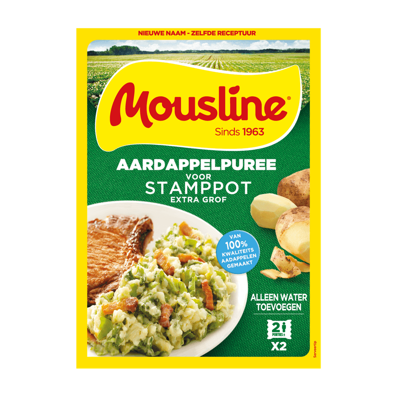 Mousline Aardappelpuree voor stamppot extra grof