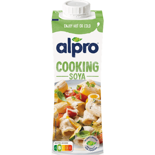 Foto van Alpro Cooking plant-based op witte achtergrond
