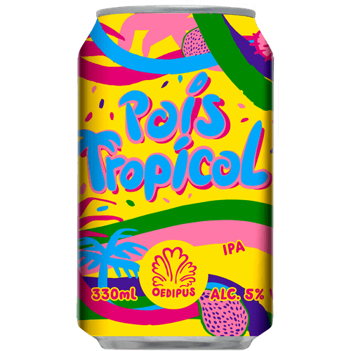 Foto van Oedipus Pais tropical op witte achtergrond