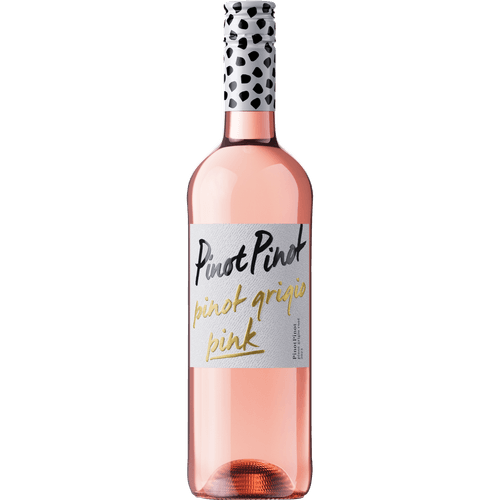 Foto van PinotPinot Pinot grigio pink op witte achtergrond