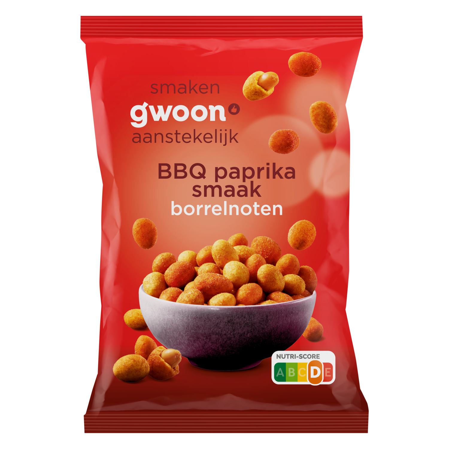G'woon Borrelnoten bbq paprika
