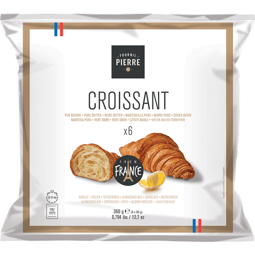Foto van Bridor Croissants 6 stuks op witte achtergrond