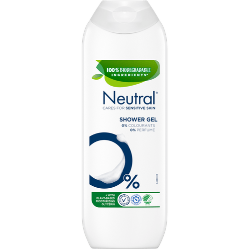 Foto van Neutral Douchegel op witte achtergrond