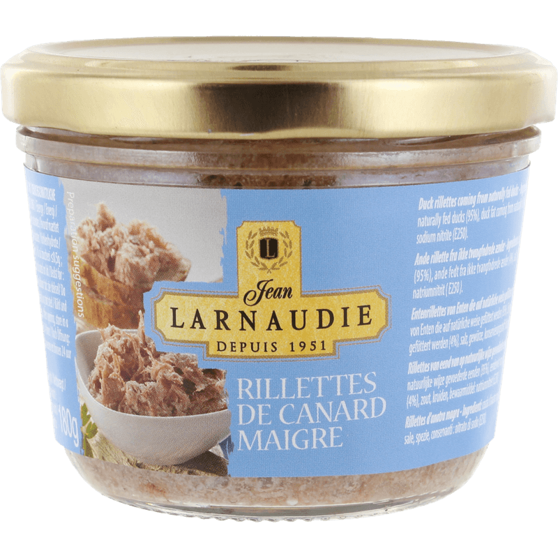 Larnaudie Rilletes de canard maigre