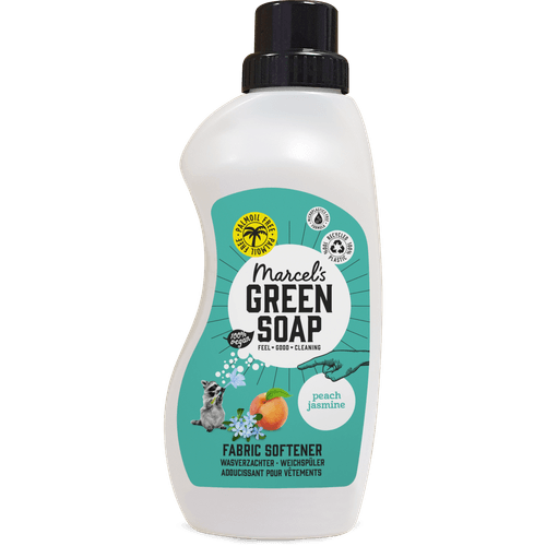 Foto van Green Soap Wasverzachter peach jasmine op witte achtergrond