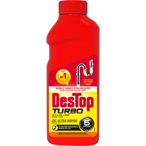 Foto van Destop Ontstopper op witte achtergrond