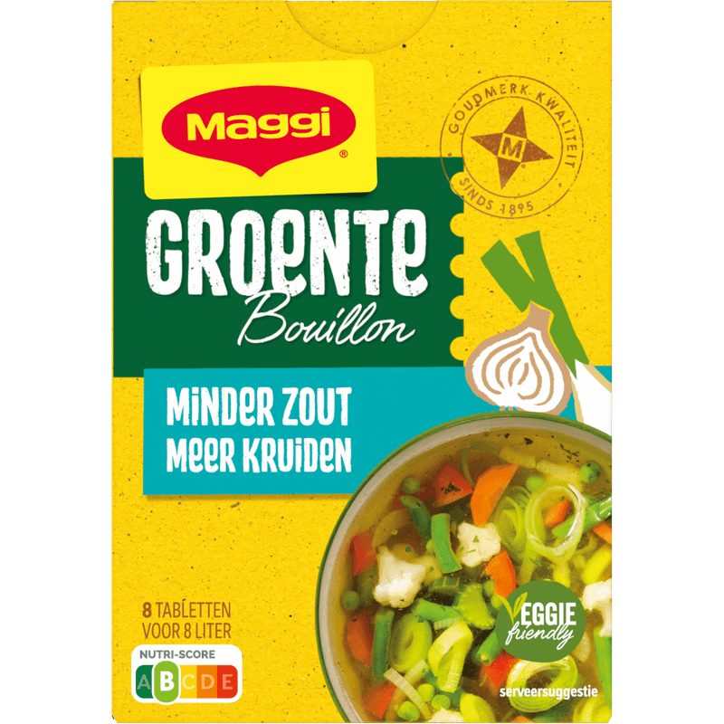 Maggi Bouillonblokjes groente minder zout