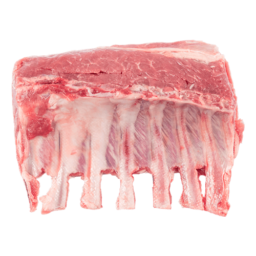 Foto van Polderlam Polderlam lamsrack gram op witte achtergrond