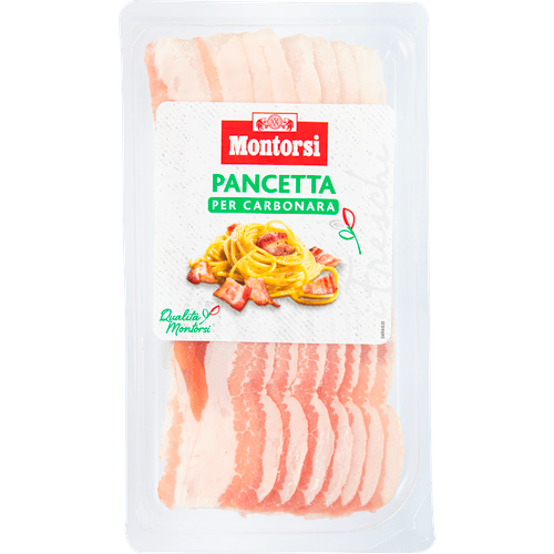 Foto van Montorsi Pancetta op witte achtergrond
