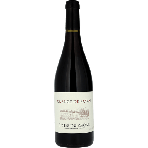 Foto van Grange de Payan Cotes du rhone op witte achtergrond