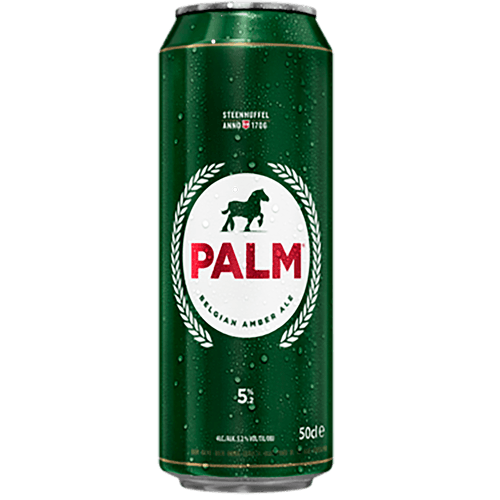 Foto van Palm Amber belgian ale op witte achtergrond