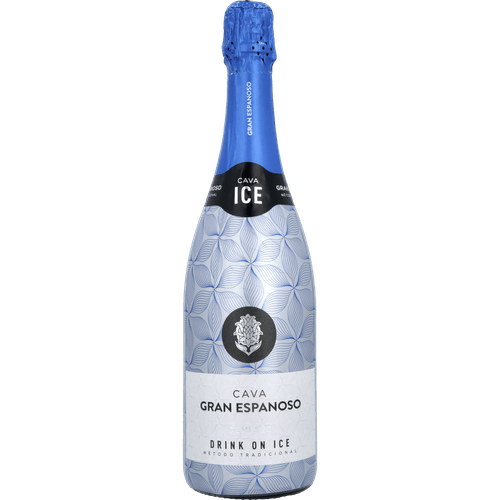 Foto van Gran Espanoso Cava ice op witte achtergrond
