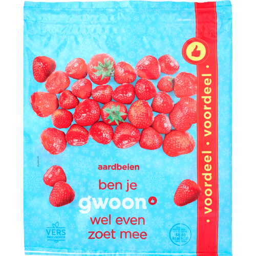 Foto van G'woon Aardbeien op witte achtergrond