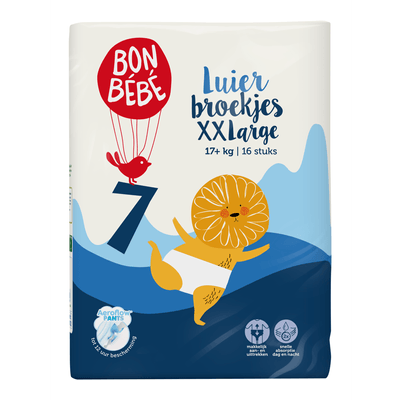 Bonbébé Luierbroekjes maat 7 xxl - 16 stuks