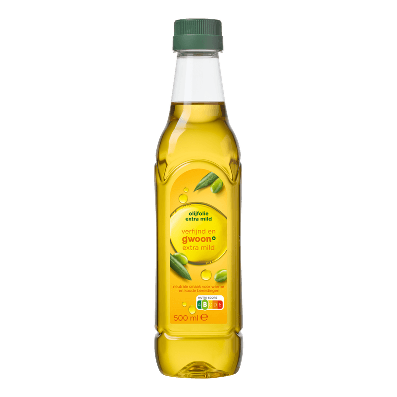 G'woon olijfolie mild 500ml.