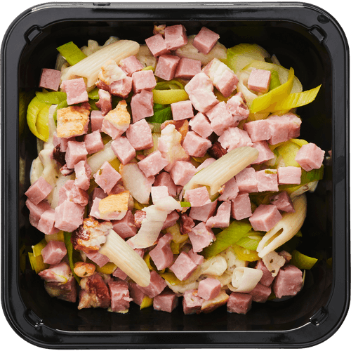 Foto van DekaMarkt Pasta carbonara op witte achtergrond