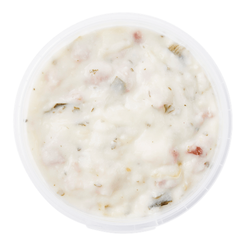 Foto van DekaMarkt Pastasaus carbonara op witte achtergrond