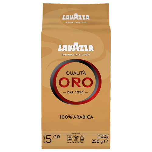 Foto van Lavazza Qualita oro op witte achtergrond