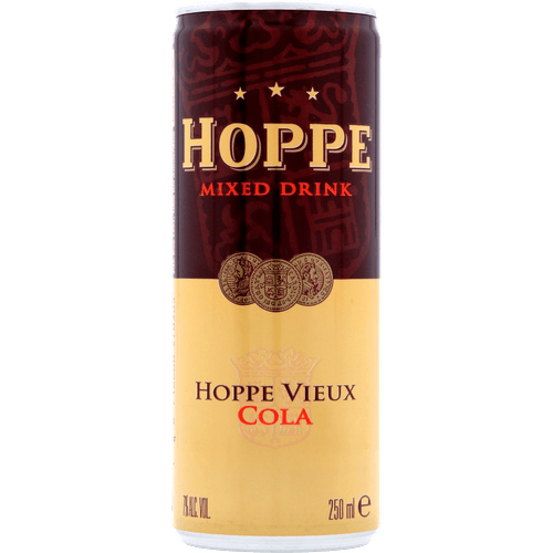 Foto van Hoppe Vieux cola op witte achtergrond