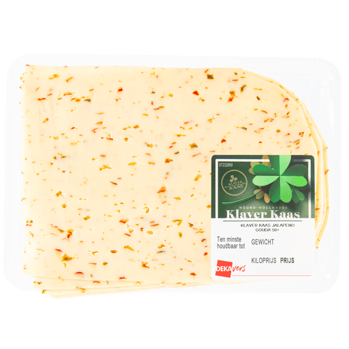 Foto van DekaVers Klaver jalapeno 48+ plak op witte achtergrond