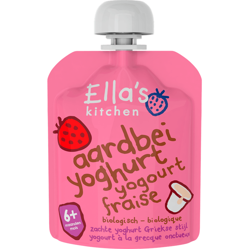 Ella's Kitchen 6m aardbei-yoghurt
