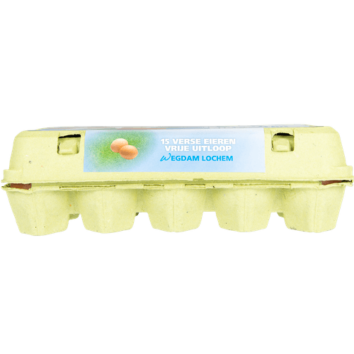 Foto van Wegdam Vrije uitloopeieren s/m op witte achtergrond