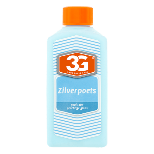 Foto van 3G Professioneel Zilverpoets op witte achtergrond