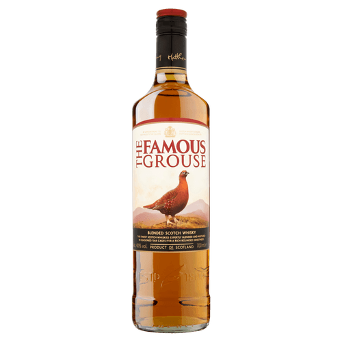 Foto van Famous Grouse Whisky op witte achtergrond