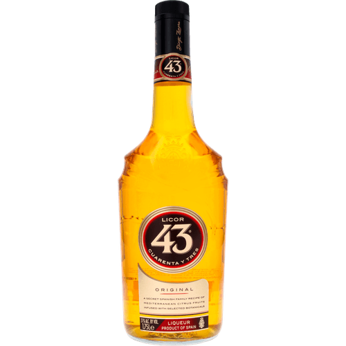 Foto van Licor 43 Likeur original op witte achtergrond