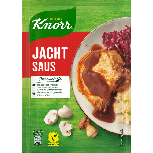 Foto van Knorr Jachtsaus op witte achtergrond