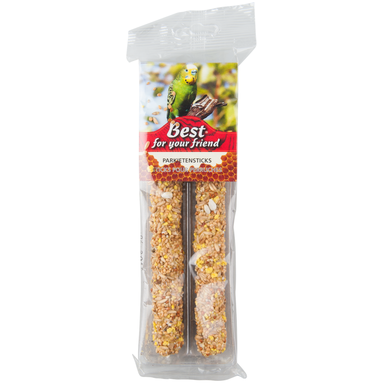 Best For Your Friend Snoepstok voor parkieten honing 2 stuks