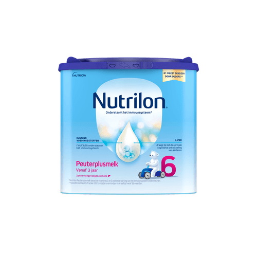 Foto van Nutrilon 6 Peuterplusmelk 3+ Jaar op witte achtergrond