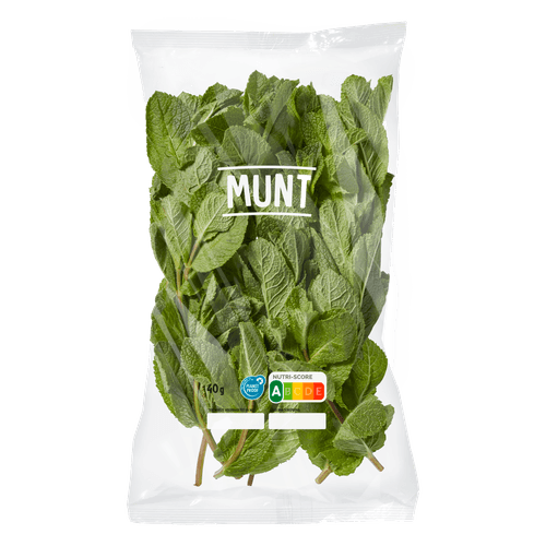 Foto van Munt op witte achtergrond