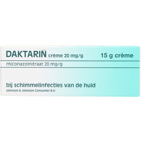 Foto van Daktarin Crème 2% schimmelinfecties op witte achtergrond