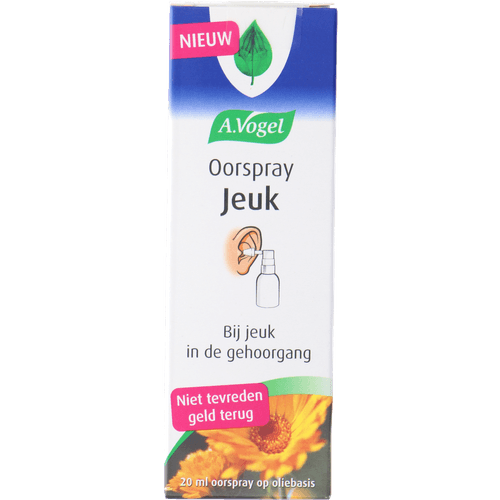 Foto van A. Vogel Oorspray jeuk op witte achtergrond