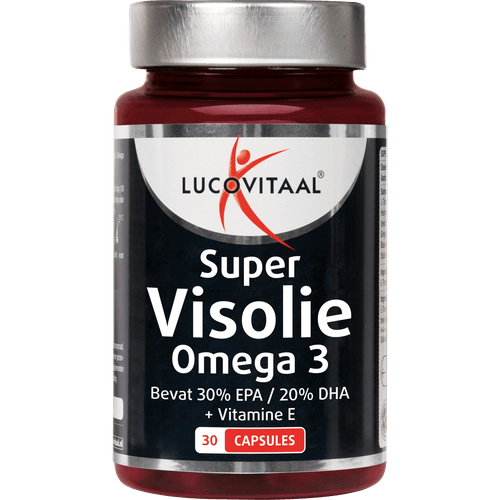 Foto van Lucovitaal Super visolie omega 3-6 op witte achtergrond
