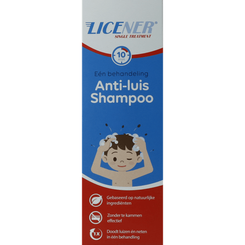 Foto van Licener Anti-luis shampoo op witte achtergrond