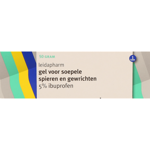Foto van LEIDAPHARM Ibuprofengel 5% cooling op witte achtergrond