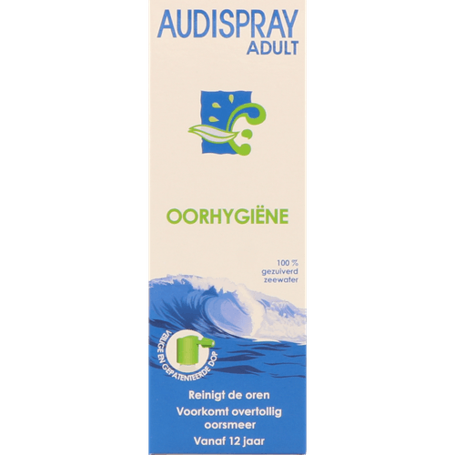 Foto van Unipharma Oorhygiene audispray op witte achtergrond