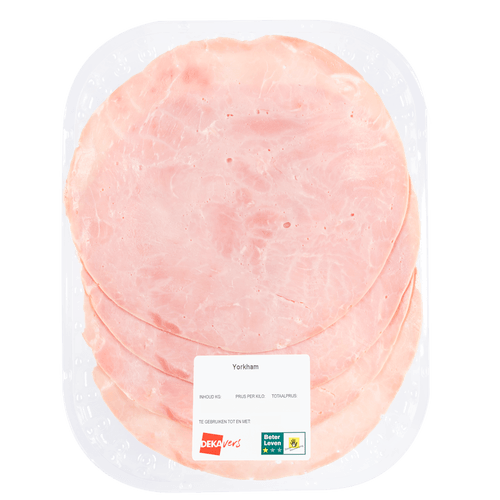 Foto van Proef 't Verschil West-friese yorkham op witte achtergrond