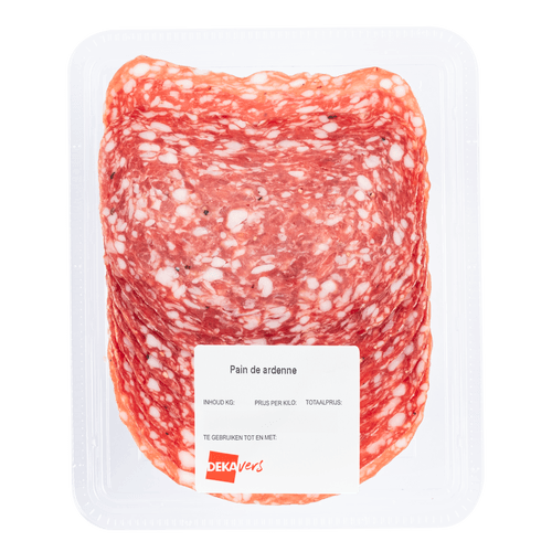 Foto van DekaVers Pain de ardenne op witte achtergrond