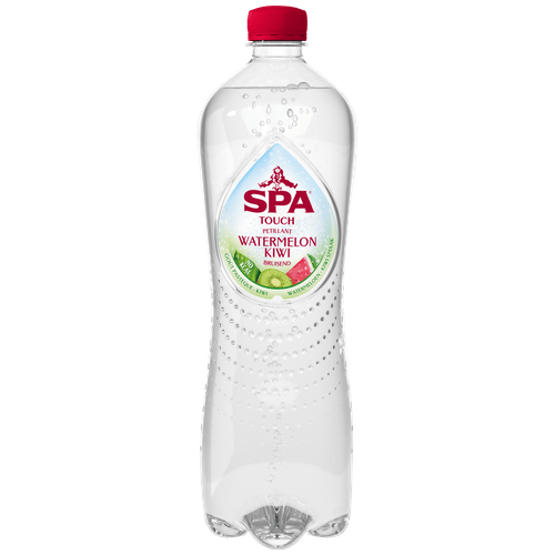 Foto van Spa Touch koolzuurhoudend watermelon-kiwi op witte achtergrond